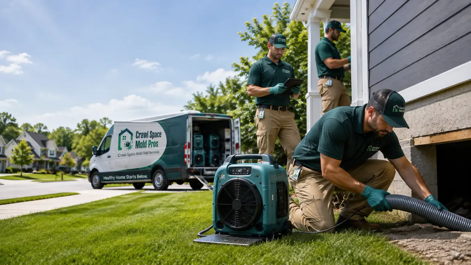 Crawl Space Mold Removal in Titusville, NJ